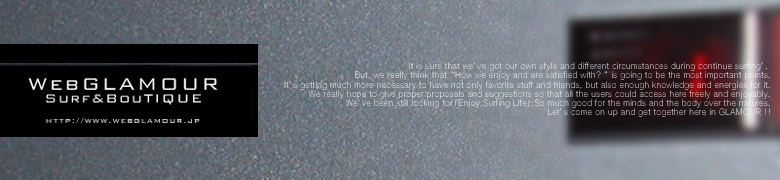 GLAMOUR�`�����̃T�[�t�V���b�v�E�O���}�[